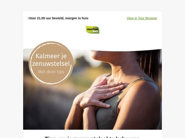 Zo kalmeer jij je zenuwstelsel⚡