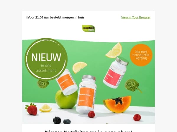 NIEUW in ons assortiment: Nutribites 🌿