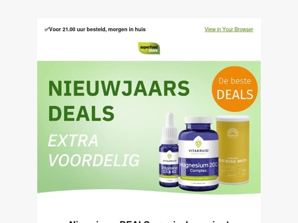 Shop jouw Nieuwjaars DEALS