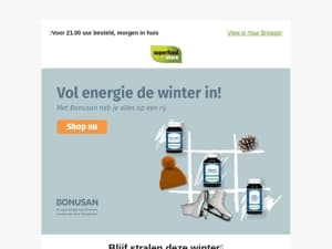 Vol energie de winter door❄️
