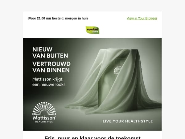 Mattisson gaat vernieuwen! 👀