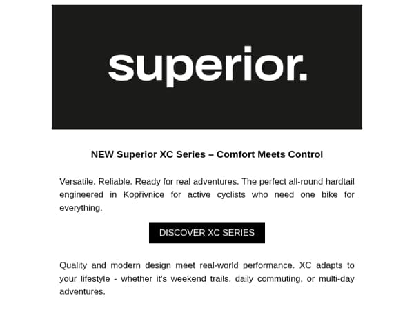 Introducing the All-New Superior XC Series