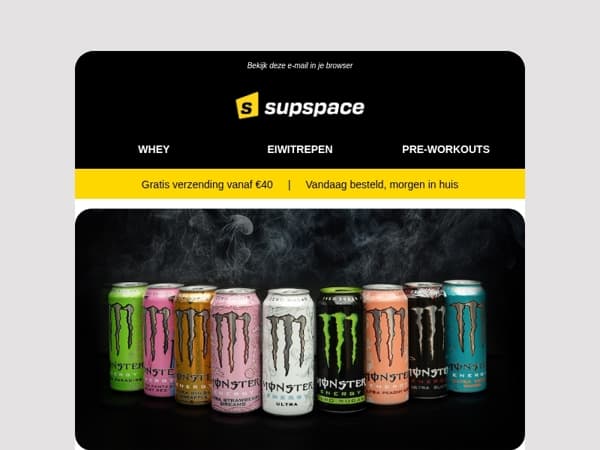 ⏰ Laatste kans: 10% korting op je favoriete Monster