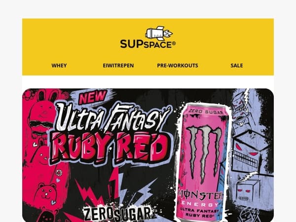 🚨 NIEUW: Monster Energy Ultra Fantasy Ruby Red is geland!