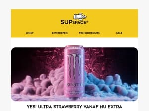 🚨 PRICE DROP: Monster Ultra Strawberry Dreams nu slechts 17,49
