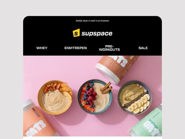 NIEUW: Fit&Co Protein Oats - wordt dit jouw nieuwe ontbijt?