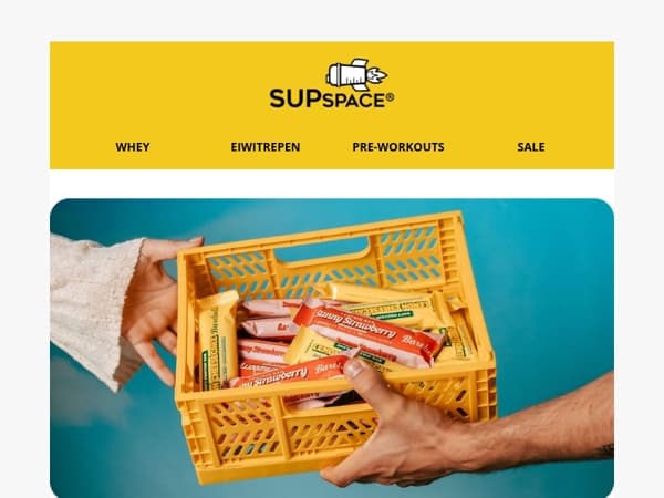 ON THE GO: 60% korting op eiwitrepen & snacks