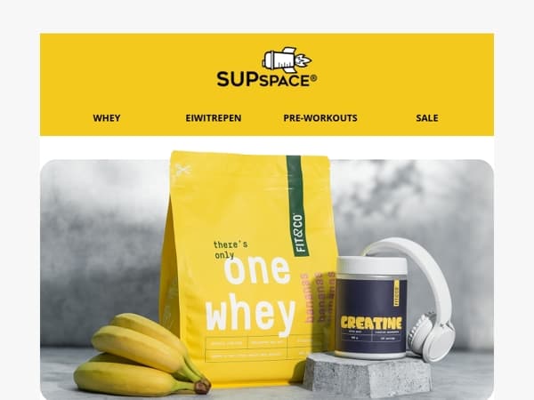 💪 GRATIS Creatine cadeau bij Fit&Co One Whey