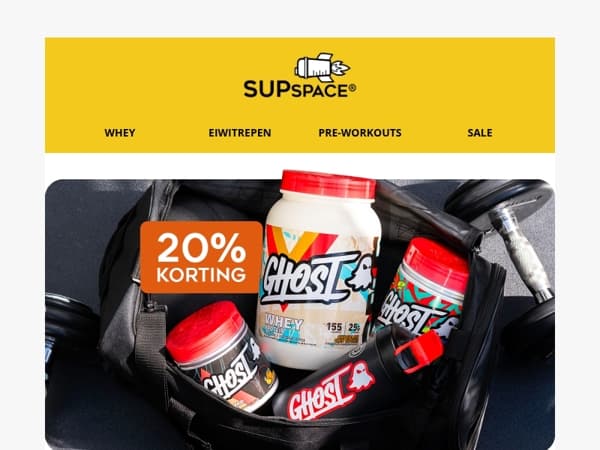 👻 BE LEGENDARY: 20% korting op GHOST