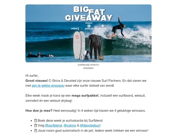 Boek & win het mega pakket! 