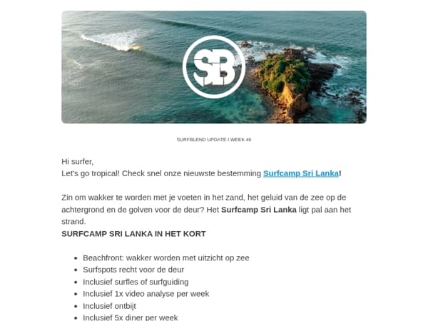 Big news... Surfcamp Sri Lanka
