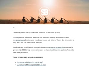  Surfblend 2025 jongerenvakanties