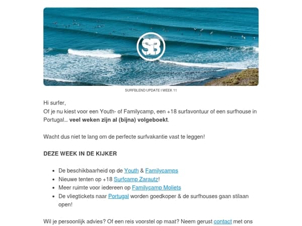 De plaatsen zijn beperkt!