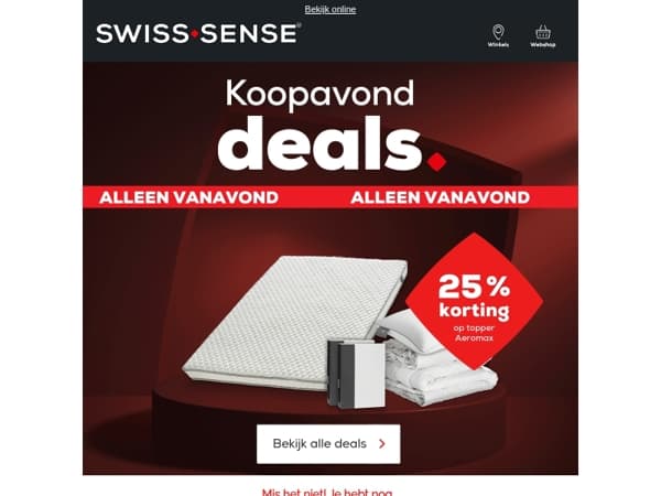 Koopavond deals 🚨