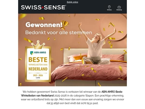 Dankzij jouw stem hebben we gewonnen 🏆