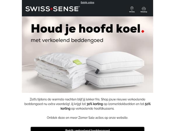 Blijf fris met verkoelend beddengoed ❄️