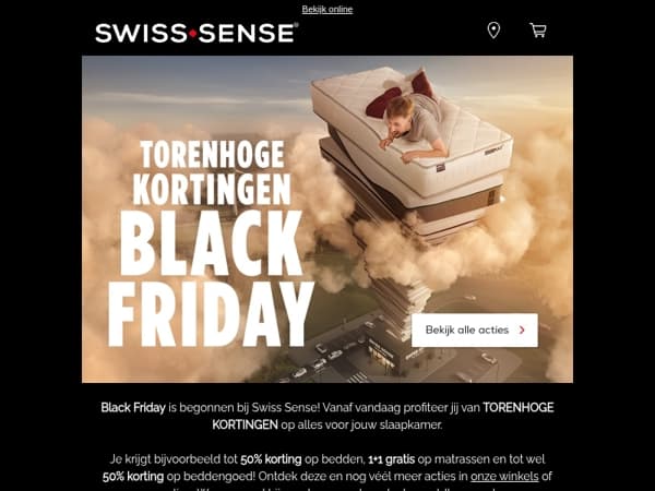 Onze Black Friday deals zijn gestart 🖤