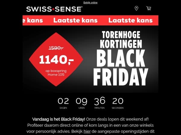 🖤 Jouw laatste Black Friday kans