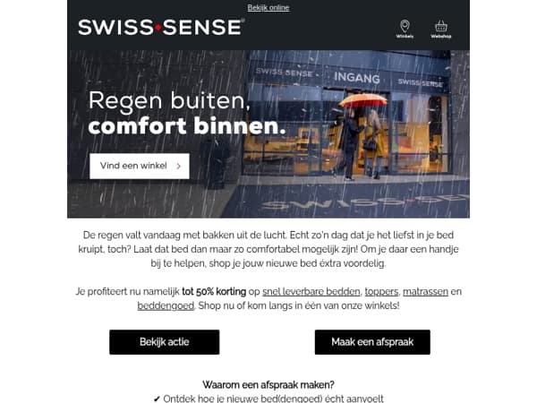 Regen of zonneschijn, bij ons ben je altijd welkom!