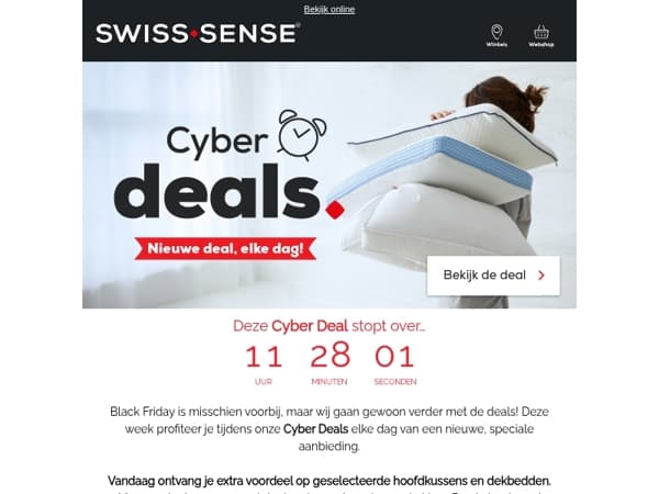 De Cyber Deals zijn live! ⏰