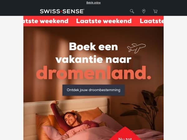 Droombestemmingen tot 40% korting + 10% éxtra