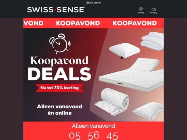 De koopavond deals zijn live ⏰