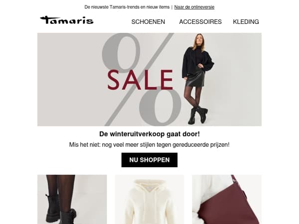 De winteruitverkoop gaat door!