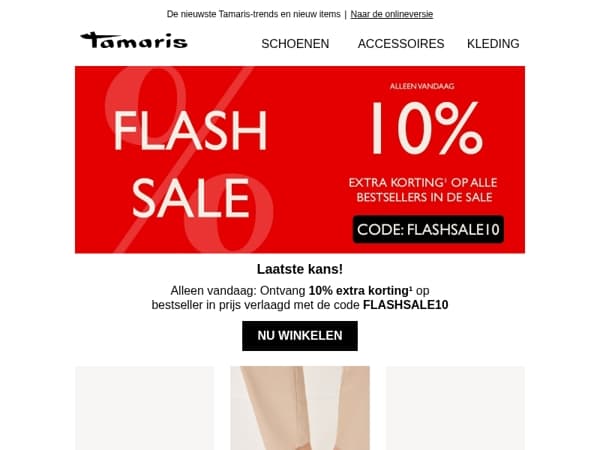 Alleen vandaag: 10% extra korting op bestsellers in prijs verlaagd ❤️