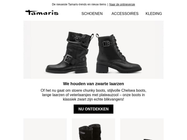 We houden van zwarte laarzen 🖤