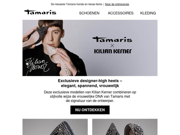 Tamaris x Kilian Kerner – exclusieve designer high heels!
