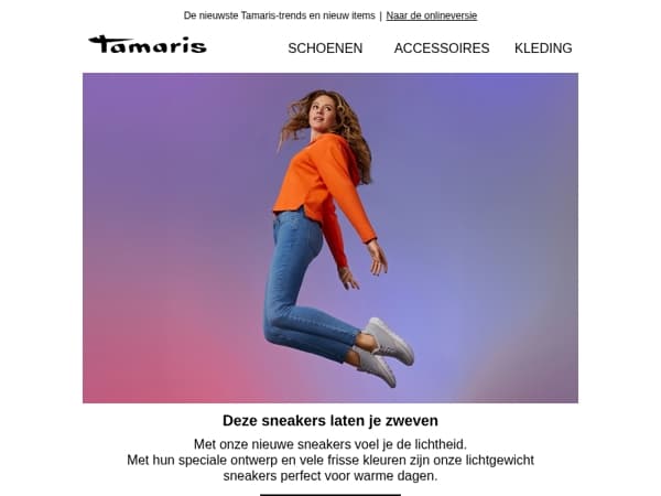 Lichtgewicht sneakers voor warme dagen 👟