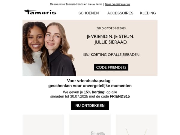 15% korting op sieraden 📿