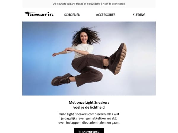 Met onze Light Sneakers voel je de lichtheid 👟