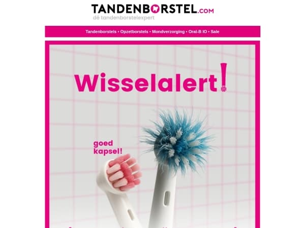 🔔 Opzetborstel wisselalert! 🔔