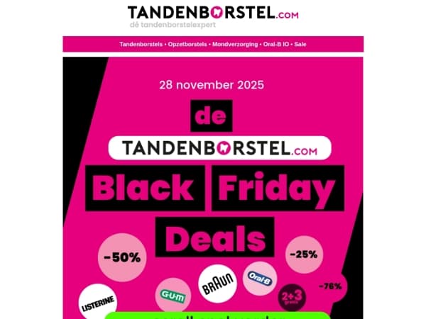Tadaa...De nieuwste Black Friday deals 🤩🖤