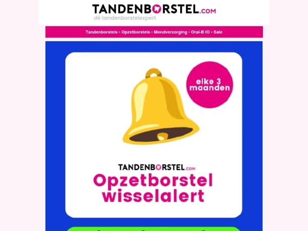 🔔 Opzetborstel wisselalert! 🔔