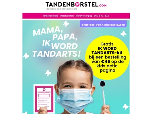 Gratis Ik word tandarts-kit 💥