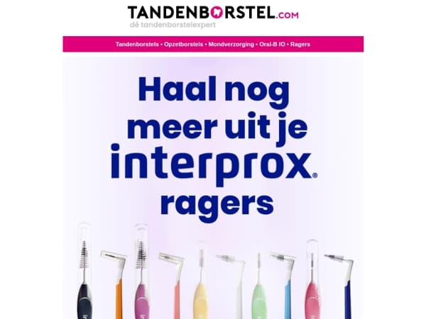 Haal nog meer uit je Interprox Ragers 💪