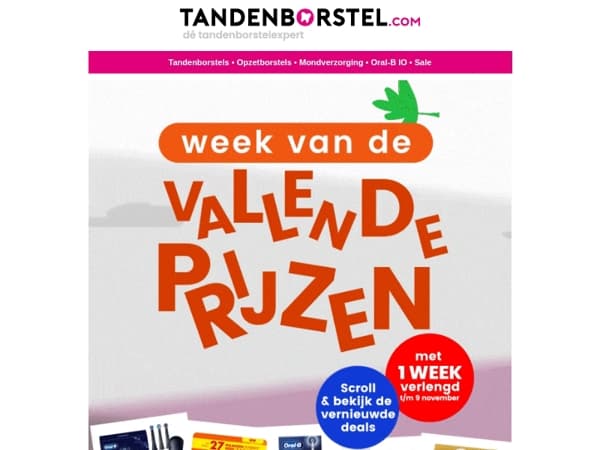 VERLENGD - Vallende prijzen 🍂