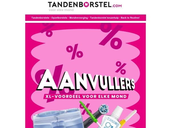 Voorraad op? Aanvullers!