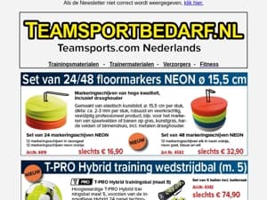 NIEUW! Set van 24 platte markeerschijven NEON slechts € 16,90