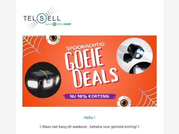 Spookachtige deals!