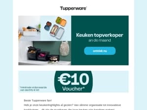 ⏳ Laatste kans: Bespaar € 10 op keukenhighlights