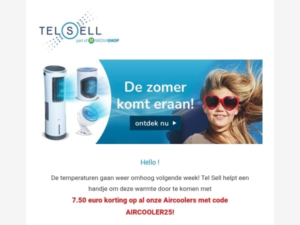 Blijf koel de aankomende zomer
