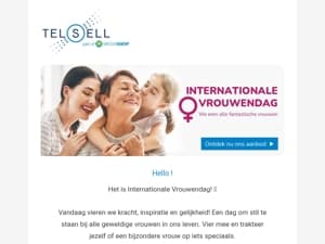 Korting voor internationale vrouwendag!