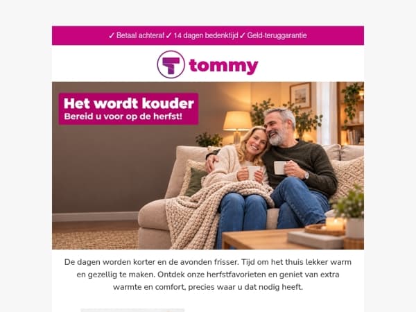Tijd voor wat extra warmte in huis!