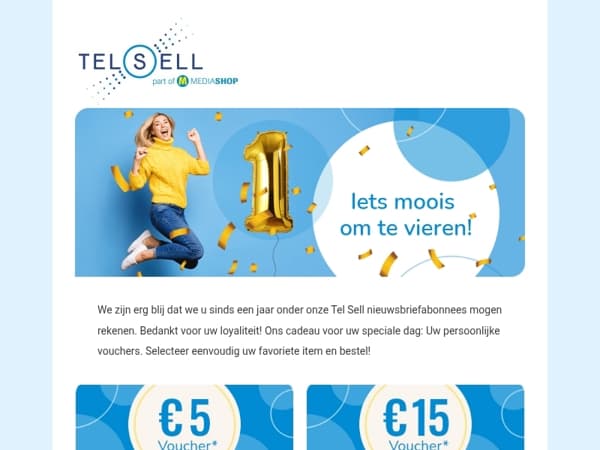 Bedankt voor uw loyaliteit