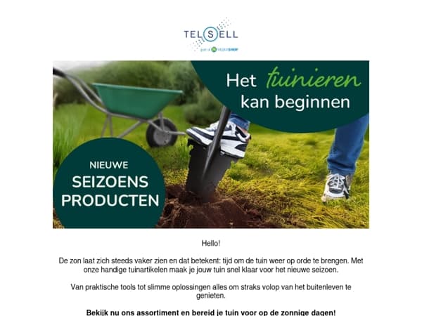 Het tuinieren kan weer beginnen!
