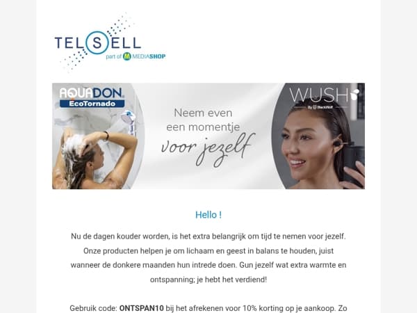 Het is tijd om aan uzelf te denken!