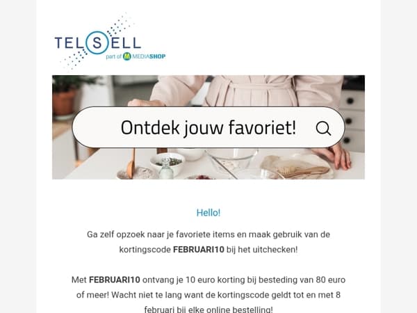 Tot het eind van het weekend 10 euro korting!